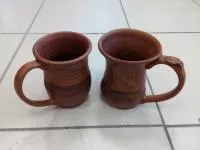 кружка глиняная 0,5л, пивная, ручная работа, шд