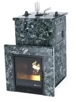 печь для бани изистим сочи м2 premium в четыр. кожухе из пироксенита вход с тыл.стороны закр.верх