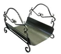 дровница виктория с поддоном черный, банный эксперт