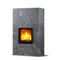 печь-камин tulikivi raita trio grafia 1800 мм 