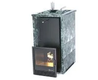 печь для бани изистим геленджик premium в 3-х стор.кожухе змеевик открыт.верх aisi 321