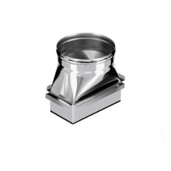 переход craft нержавеющий (304/0,5 мм) c кирпичной кладки 125х250мм на ф150