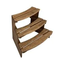 лесенка для купели шишка 3 ступени цвет темный