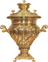 самовар угольный жаровый, 5,5 л, латунный персидский 2003/3