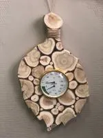 термометр с гигрометром банная станция веник, можжевельник, 420*250мм, банный перец