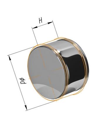 заглушка феррум п внутренняя нержавеющая (430/0,5 мм) ф280 #