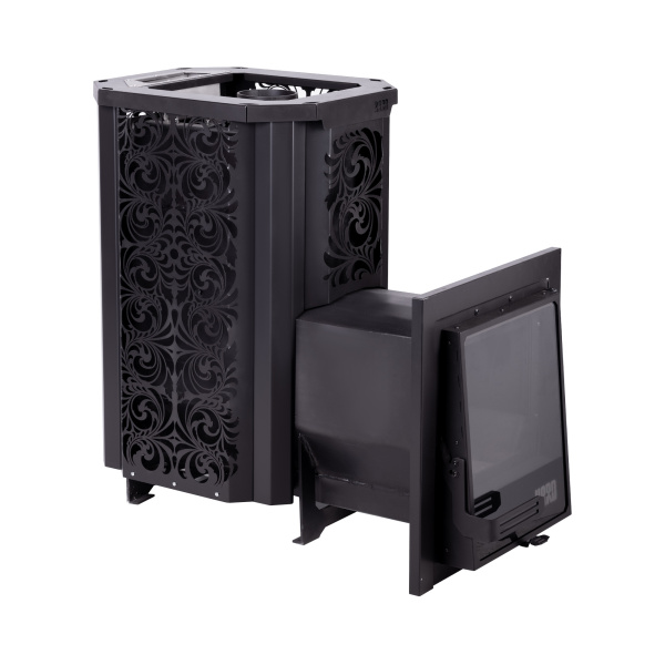 печь для бани сталь-мастер hard 30l хохлома панорама